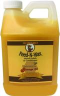 🌲 revitalize and protect wood surfaces with howard products fw0064 feed-n-wax wood polish & conditioner, 64 oz logo