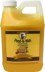 img 4 attached to 🌲 Revitalize and Protect Wood Surfaces with Howard Products FW0064 Feed-N-Wax Wood Polish & Conditioner, 64 oz