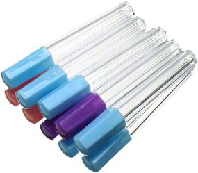 img 3 attached to Set of 10 Plastic Felting Sewing Needles in Various Colors - Storage Container Kit with Holder