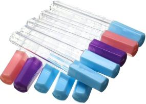 img 2 attached to Set of 10 Plastic Felting Sewing Needles in Various Colors - Storage Container Kit with Holder