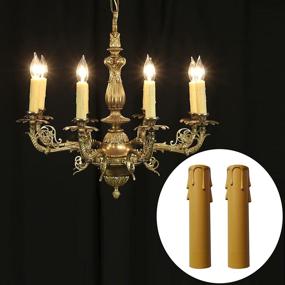 img 1 attached to 🕯️ Plastic ECUDIS Candelabra Chandelier Sleeves