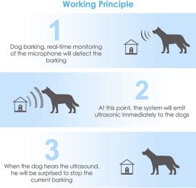 img 3 attached to SOARING Anti Barking Device: Effective Sonic Bark Deterrents for Outdoor Dog Bark Control, Adjustable Ultrasonic Level Control, Safe for Dogs