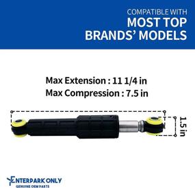 img 2 attached to 🔧 4-Pack Enterpark DC66-00470B Washer Shock Absorber Replacement | Replaces DC66-00650C 2072308 PS4212220 EAP4212220 | 1-Year Warranty Included