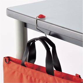 img 3 attached to 👜 LihitLab Orange Bag Hanger Hook, Supports Up to 11 lbs, 4x2 Inches (A7595-4)