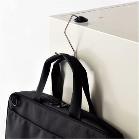 img 2 attached to 👜 LihitLab Orange Bag Hanger Hook, Supports Up to 11 lbs, 4x2 Inches (A7595-4)