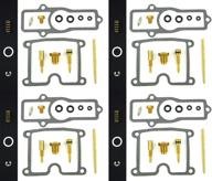 🔧 комплект высокого качества для ремонта карбюратора kz550 gpz550 1980-1983 - набор для восстановления, 4 шт. логотип