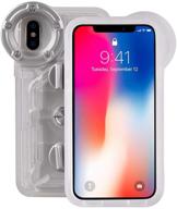 high-performance iphone x/xs waterproof phone case pouch with armband and o lens ring - ultimate underwater photography gear, ipx8 certified logo