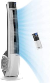 img 4 attached to 🌬️ Lasko T38400 Electric Oscillating Hybrid Tower Fan - Timer & Remote Control for Indoor Use in Bedroom, Home Office - 38 Inch, White/Black