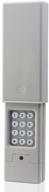 🔑 wireless keyless entry keypad for garage door - compatible with chamberlain, liftmaster, craftsman, genie, linear, and more - control up to 2 doors with one keypad - gray logo