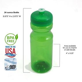 img 3 attached to Go Green with Rolling Sands 24oz Drink Bottles - Set of 3 for Eco-Friendly Hydration