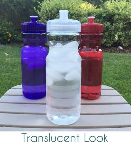 img 1 attached to Go Green with Rolling Sands 24oz Drink Bottles - Set of 3 for Eco-Friendly Hydration