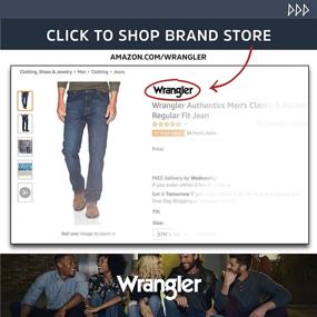 img 1 attached to 🐃 Wrangler Authentics: Sleeve Fleece Buffalo Men's Clothing and Shirts - Comfortable and Stylish