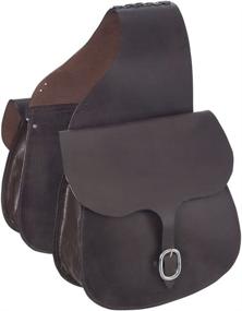 img 1 attached to 👜 Tough 1 Genuine Leather Saddle Bag