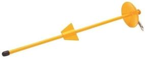 img 2 attached to 🐾 Premium Boss Pet Tie Out Stake: 20 in. Cast Malleable Swivel – Durable Yellow Swivel Stake for Secure Outdoor Pet Restraint