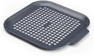 🍕 instant vortex official gray nonstick perforated pizza pan: perfect crusts guaranteed logo