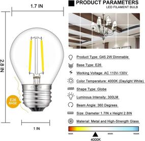 img 2 attached to 💡 CRLight Daylight Dimmable Chandelier: Brighten Your Space with Adjustable Lighting