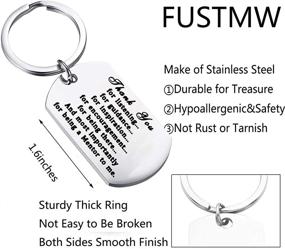 img 2 attached to 👑 FUSTMW Mentor Gift: Boss Appreciation Keychain - Thank You Gifts for Guidance, Inspiration, and Coworkers Leaving