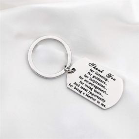 img 1 attached to 👑 FUSTMW Mentor Gift: Boss Appreciation Keychain - Thank You Gifts for Guidance, Inspiration, and Coworkers Leaving