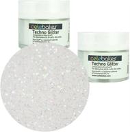 🌈 celebakes by ck products techno glitter rainbow: sparkling 2 pack for stunning baking creations logo