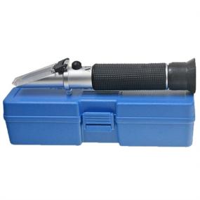 img 4 attached to 🌊 Aquarium Salinity Refractometer with ATC Function for Seawater, Pool, Fish Tank - Dual Scale: Specific Gravity & Salt Percent