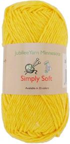 img 3 attached to Light Weight Simply Soft Yarn 100g - 2 Skeins - 50% Cotton 50% Polyester - Super Sunshine - Color 206: Soft, Durable, and Versatile Crafting Yarn