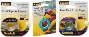 img 1 attached to 🖌️ FA2010 Scotch Artist Tape for Canvas - Enhance Your SEO