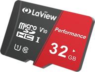 💾 laview 32gb micro sdxc uhs-i memory card – high speed 95mb/s, 633x, full hd video v10, a1 + adapter - computer/phone/tablet/pc compatible logo