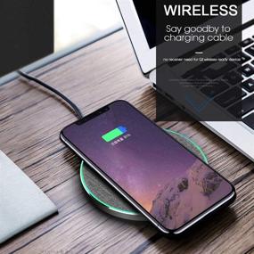 img 3 attached to ⚡️ SCCVEE Fast Wireless Charger: 15W Max Qi-Certified Charging Pad for iPhone 13/12/Pro/XS MAX, AirPods, Samsung Galaxy, Google Pixel, LG - No Adapter