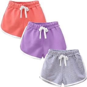 img 4 attached to QtGLB Athletic Toddler Girls' Running and Sleeping Clothing
