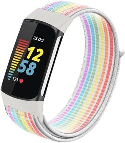 img 1 attached to Compatible Breathable Adjustable Replacement Wristband Wellness & Relaxation for App-Enabled Activity Trackers