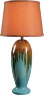 🌟 kenroy home 32366teal tucson large teal table lamps: stylish illumination for any décor logo