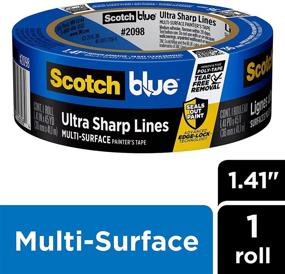 img 3 attached to 🎨 ScotchBlue Ultra Sharp Lines Multi-Surface Painter's Tape, 1.41" x 45 yards, 2098, 1 Roll — Enhanced for SEO!