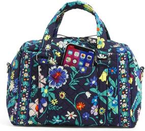 img 2 attached to Vera Bradley Iconic Handbag Signature Women's Handbags & Wallets for Shoulder Bags