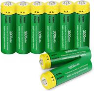 rechargeable batteries capacity pre charged flashlight household supplies in household batteries logo