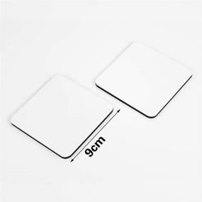 img 3 attached to Sublimation Coasters Hardboard Absorbent Anti Skid