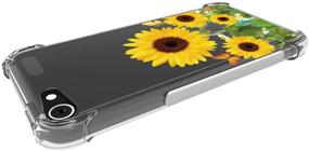 img 2 attached to Topeiye Flowers Clear Slim Designed For IPod Touch 7 Case