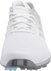 img 3 attached to Adidas Men's White Silver Athletic Golf Shoes for Men