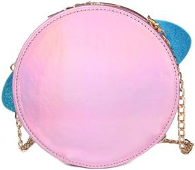 img 3 attached to 🌍 LUI SUI Women's Circular Planet Crossbody Purse - Cellphone Shoulder Bag with Wallet Purse