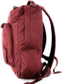 img 2 attached to LA Police Gear 600D Polyester Hydration Compatible Commuter/School Pack - Maroon: A Reliable and Stylish Solution for On-the-Go Professionals and Students