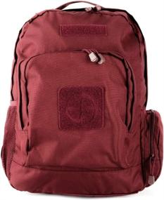 img 4 attached to LA Police Gear 600D Polyester Hydration Compatible Commuter/School Pack - Maroon: A Reliable and Stylish Solution for On-the-Go Professionals and Students
