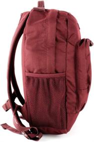 img 3 attached to LA Police Gear 600D Polyester Hydration Compatible Commuter/School Pack - Maroon: A Reliable and Stylish Solution for On-the-Go Professionals and Students