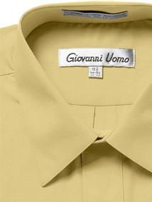 img 1 attached to 👔 GIOVANNI UOMO Traditional Solid Color: Enhancing Classic Fashion for Men