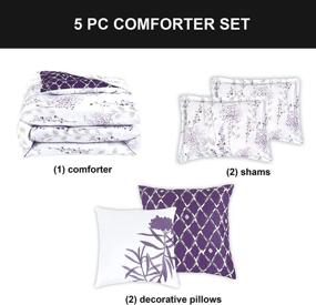 img 2 attached to Boho Living Meadow 5 Piece Comforter