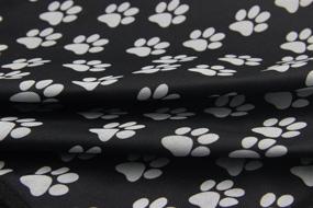 img 1 attached to 🐾 Waterproof Dog Car Seat Cover - Double Oxford Pet Travel Hammock Back Seat Protector Mat with Paw Prints