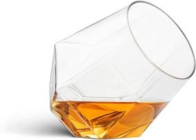 img 1 attached to 🍷 Premium 32-Pack Diamond Shaped Stemless Wine Glasses - Clear, Shatterproof & BPA-Free - Disposable & Recyclable - Ideal for Wine & Whiskey - 12 oz Capacity