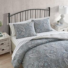 img 2 attached to King Size Lancaster Stone Cottage Cotton Sateen Comforter Set