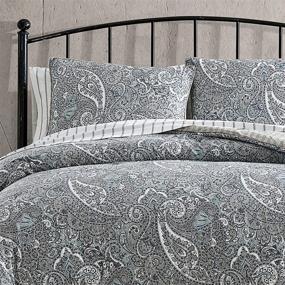 img 1 attached to King Size Lancaster Stone Cottage Cotton Sateen Comforter Set