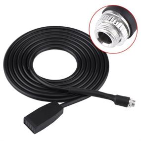 img 3 attached to 🔌 E46 Coupe Sedan Aux Cable Adapter: 3.5mm Female Jack Audio Cord for 320i 320ci 320cic 323i 323ci 325i 325ci 325cic 328i 328ci 328cic