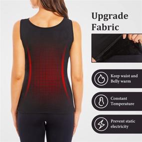 img 2 attached to Womens Thermal Fleece Underwear Camisoles Sports & Fitness for Cycling