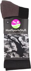 img 3 attached to 🧦 Lacrosse Socks with Player on Camo Background Crew Socks - Multiple Color Options by MadSportsStuff